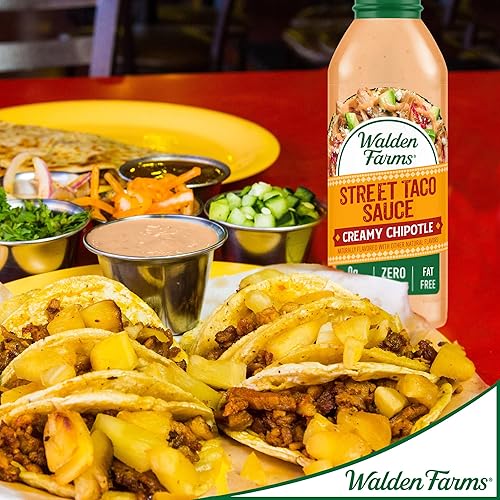 Miniatura 8 de Walden Farms Street Taco Sauce - Botella cremosa de chipotle de 12 onzas (paquete de 2)  Sabrosa, vegana, apta para paleo y keto, sustituto de la