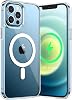 Ehr. Transparent Case with Magsafe Wireless Charging Feature with iPhone 12 Pro Max Compatible Camera Protection Transparent, iPhone 12 Pro Max