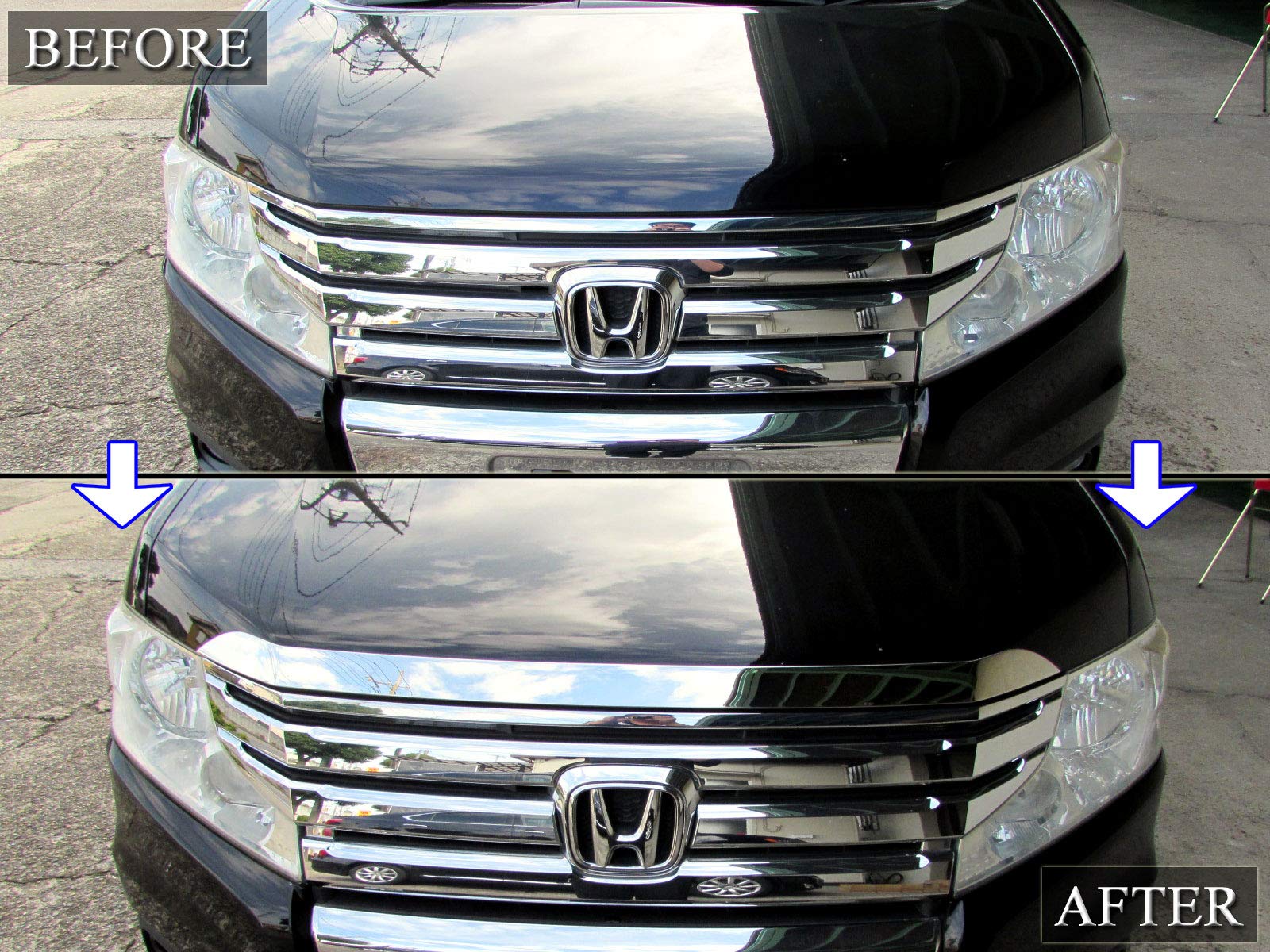 Amazon | BRIGHTZ ステップワゴンスパーダ RK5 RK6 超鏡面ステンレス  