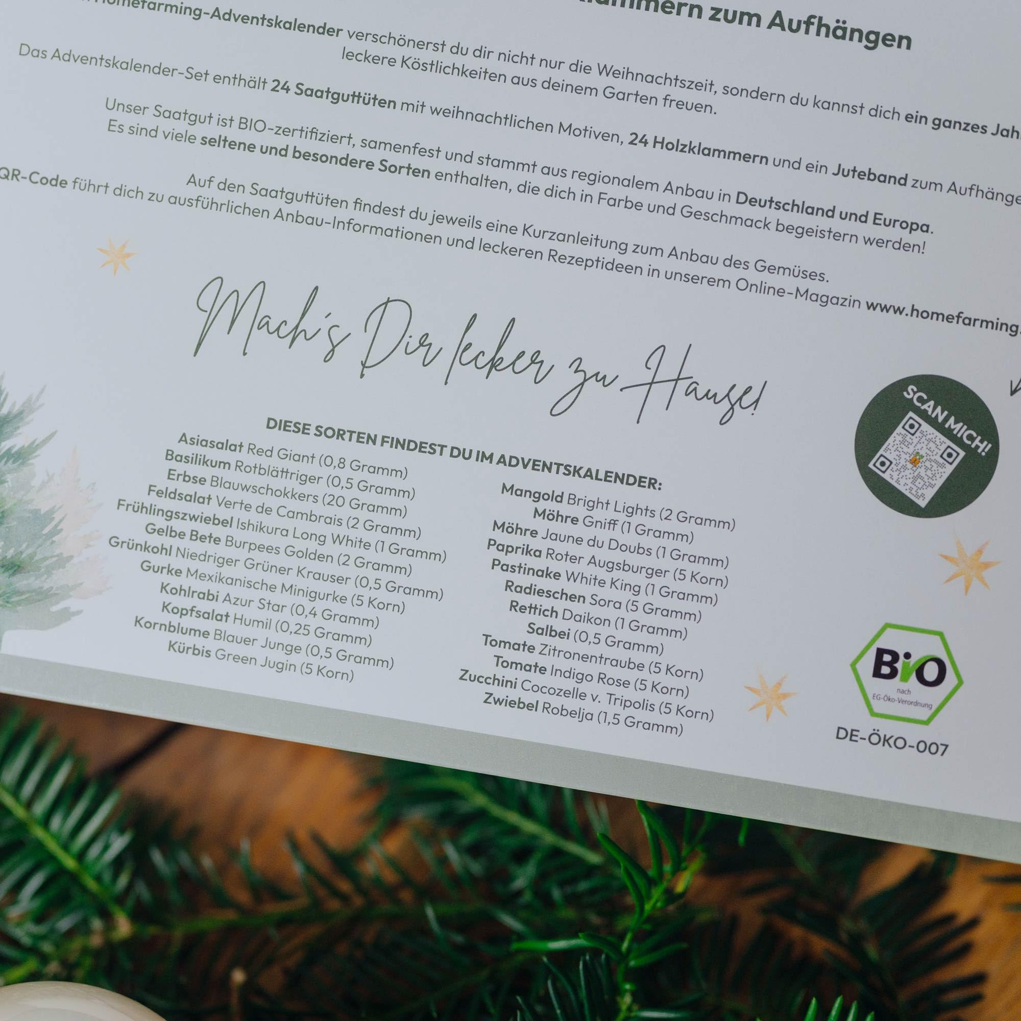 Homefarming Adventskalender