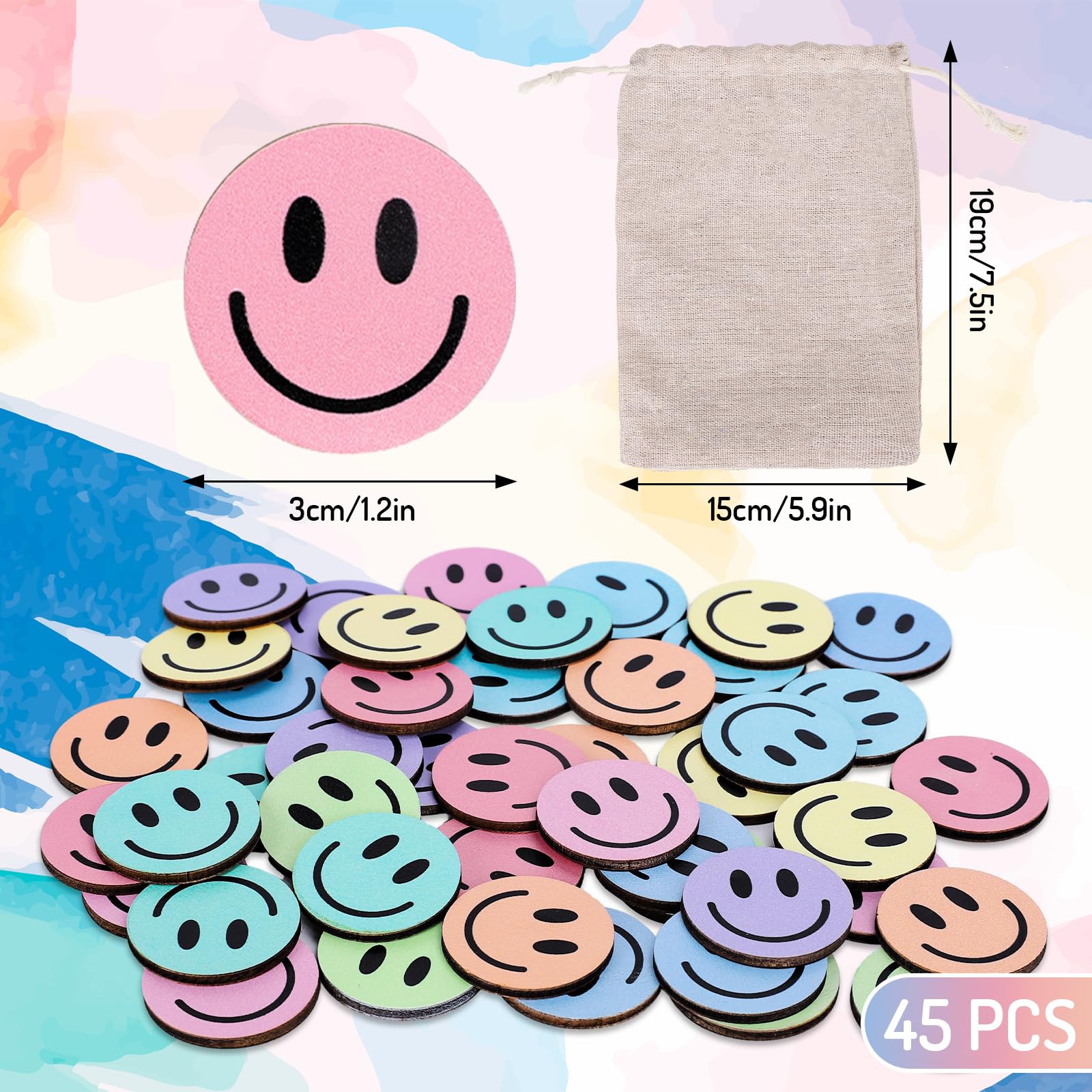 Amazon.com: JarThenaAMCS 45Pcs Smile Extra Tokens for Reward Jar