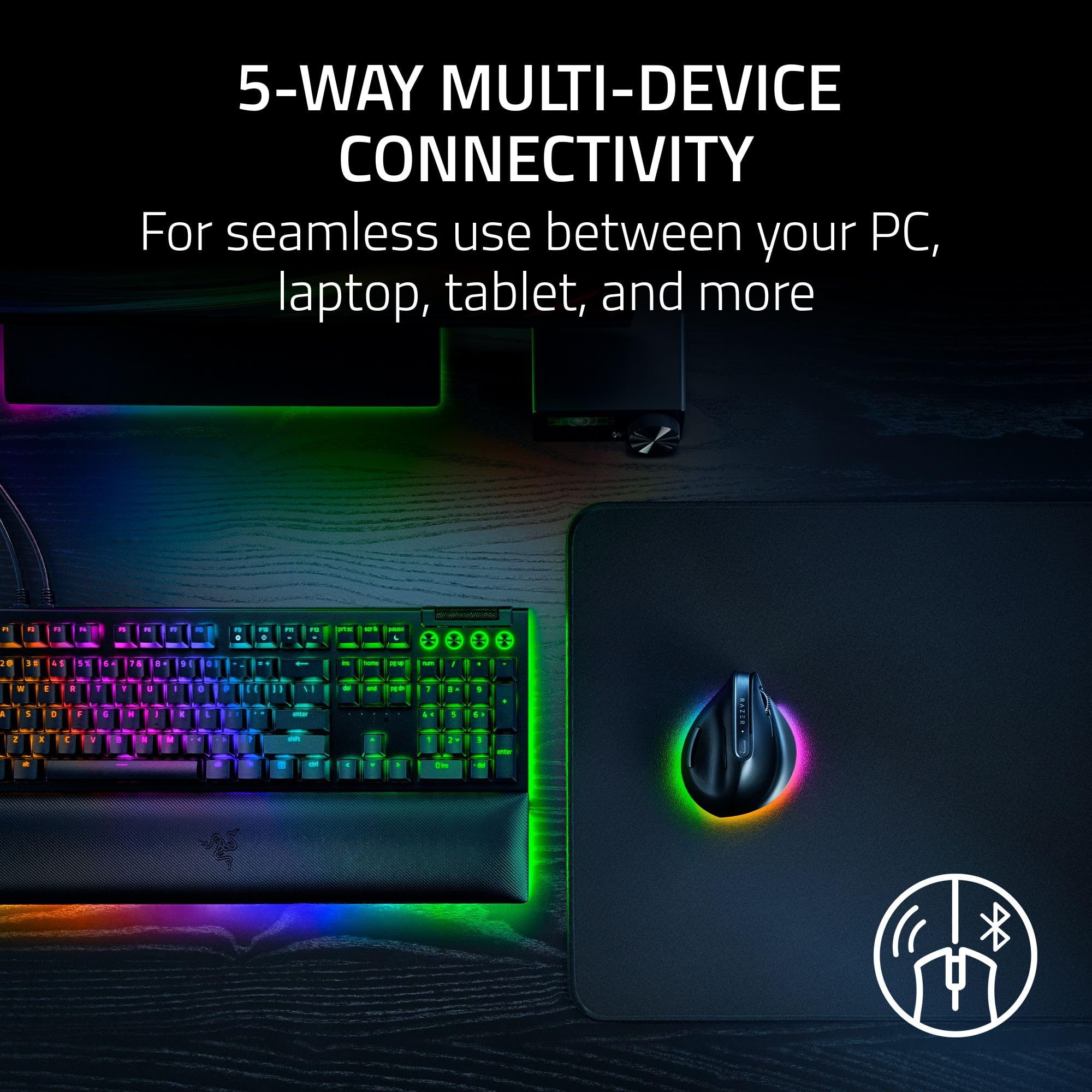 Razer Pro Click V2 Vertical - rato sem fios ergonómico vertical