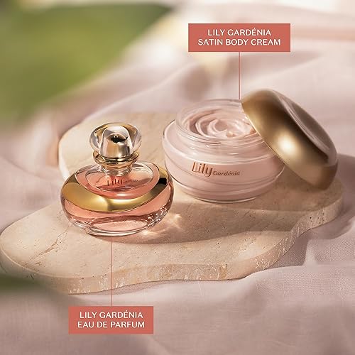 Miniatura 6 de O Boticário Lily Gardenia Crema Corporal Satinada, Hidratación Intensa y Perfume Sofisticado, 8.8 onzas (250g)