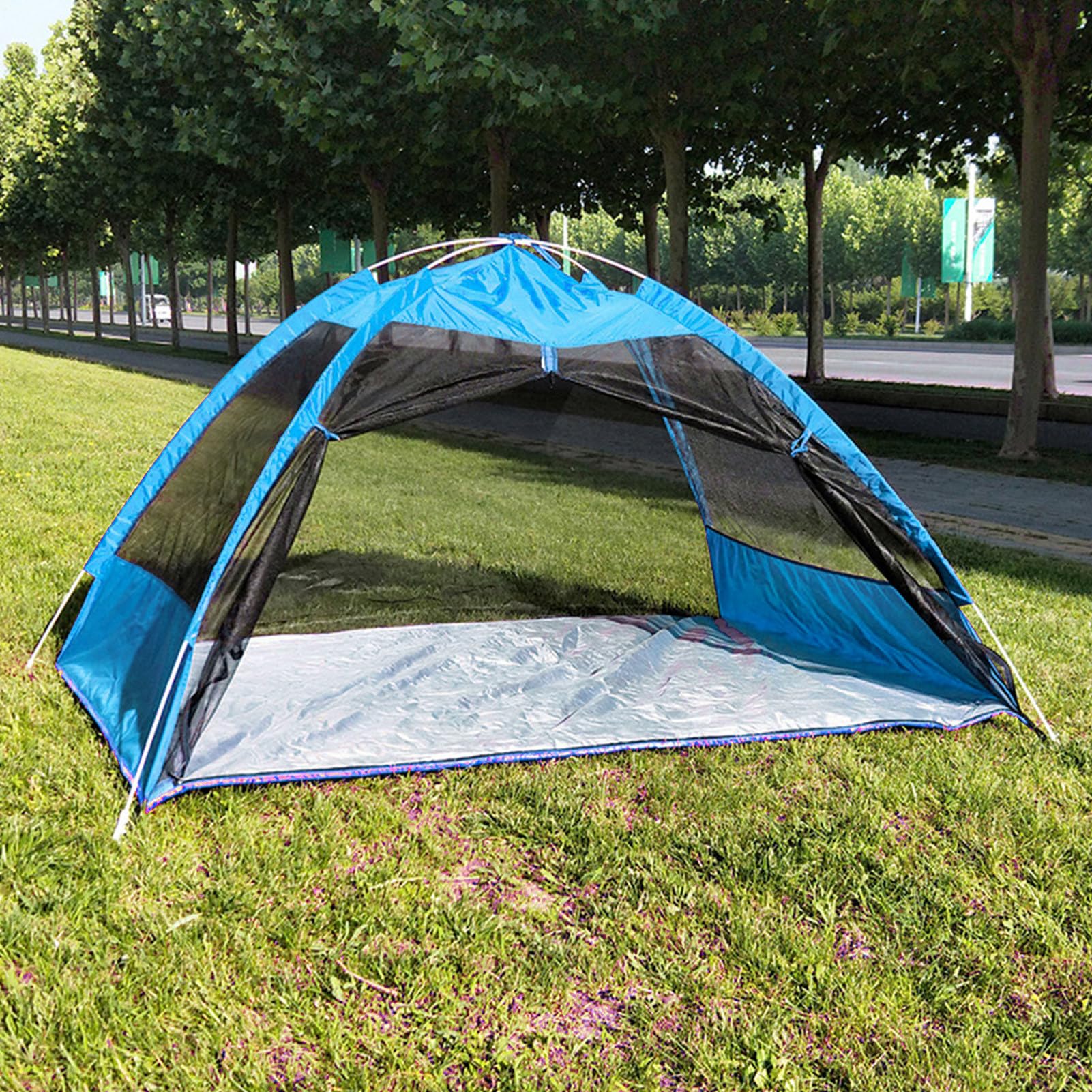 Sun Shelter - parasole da spiaggia, impermeabile, protezione UV, leggera, per 2, 3, 4 persone, per in famiglia, viaggi, accessori da campeggio