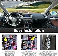 Vista 5 de Pelsee Kit de cable rígido para cámara de salpicadero, kit completo de cable duro tipo C, fusible de cable de 12V-24V a 5V para cámara de tablero