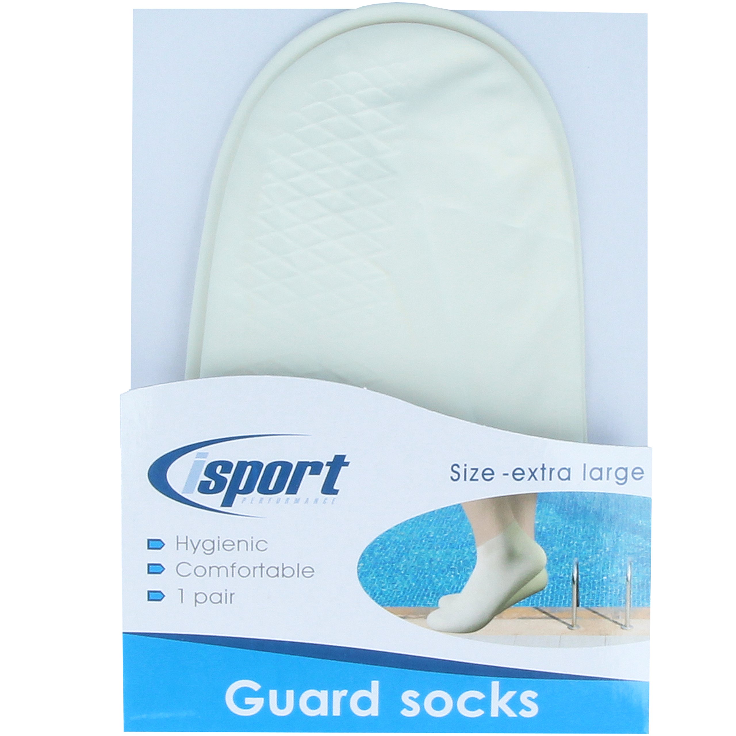 White Hinge Extra Large Latex Waterproof Guard Socks