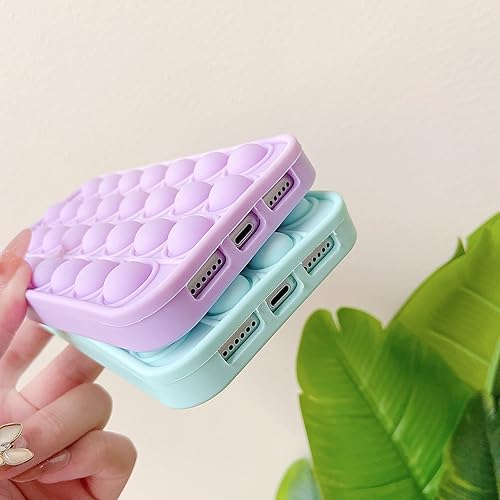 Miniatura 3 de COCOMII Funda para ansiedad compatible con iPhone 12 Pro Max  Silicona, delgada, mate, burbujas sensoriales Push Pop, alivio de la ansiedad y el