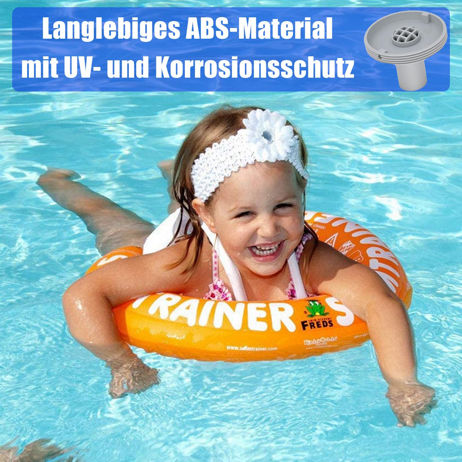 Buse de remplissage de piscine 32 mm, rotative 360°, diamètre 32/38, kit accessoires pour piscine hors-sol Bestway Intex