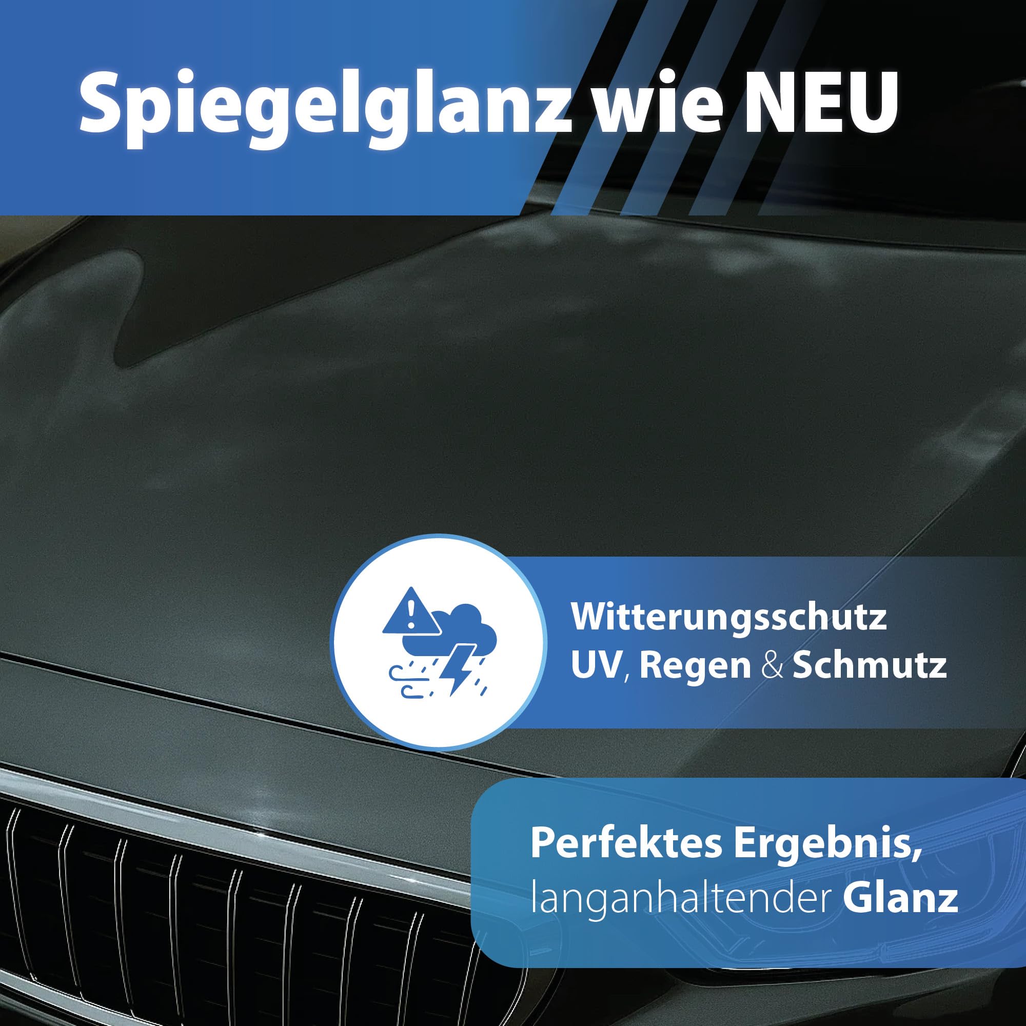 Detailmate Soft99 New Fusso Coat 12 Months Wax Dark Hartwachs Autowachs, Lackversiegelung, 200 gr für dunkle Lacke schwarz + langfloriges Mikrofaser Poliertuch + Polierschwamm