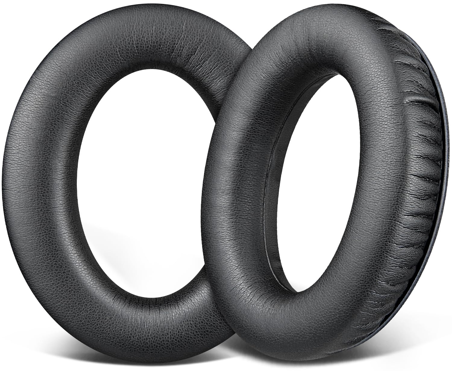SOULWIT Earpads Replacement for Kingston Headphones HyperX Cloud Revolver, Revolver S Gaming Headset, Ear Pads Cushions with Soft Protein Leather, High Density Foam - Black