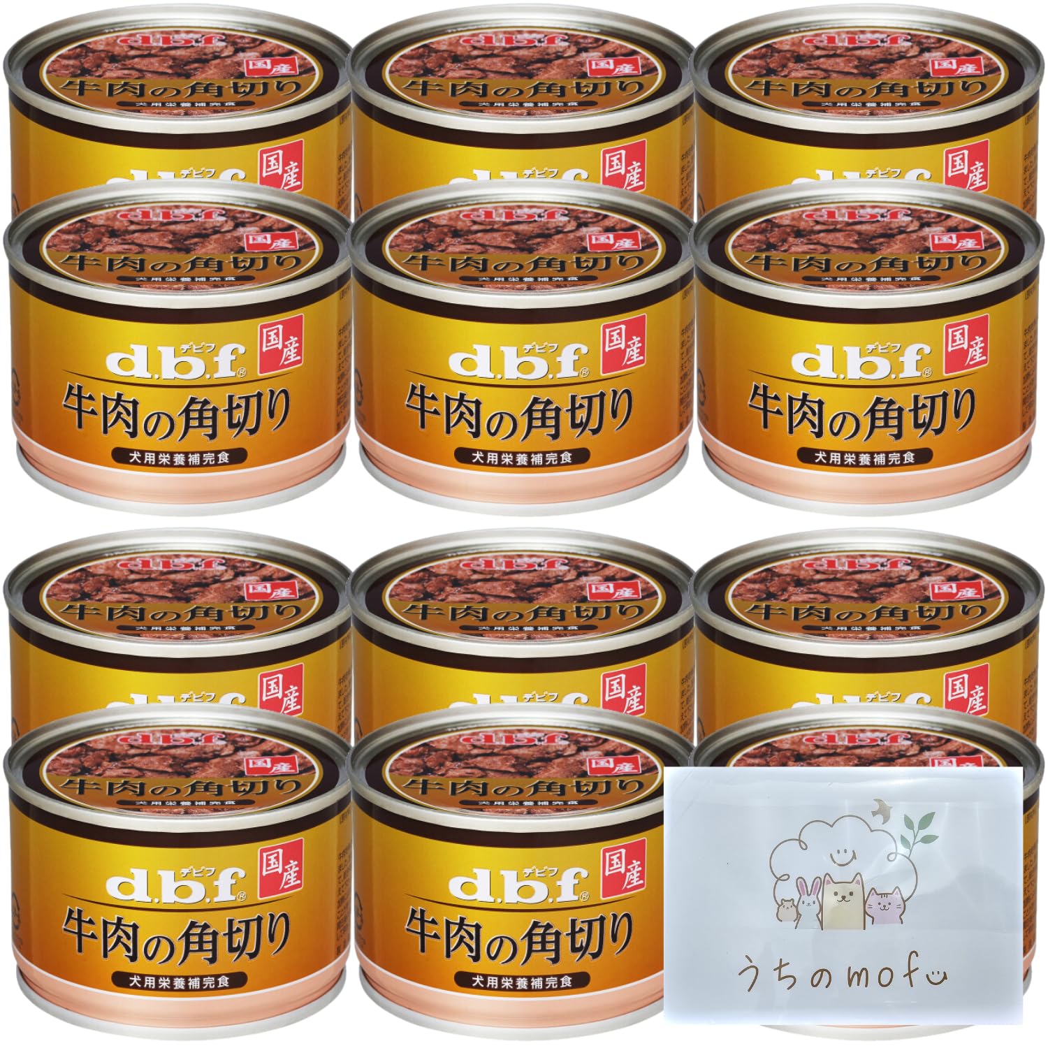 デビフ缶 牛肉の角切り 150g×24コ(3箱＝72缶) Amazon | デビフペット （まとめ買い）デビフ 牛肉の角切り 150g