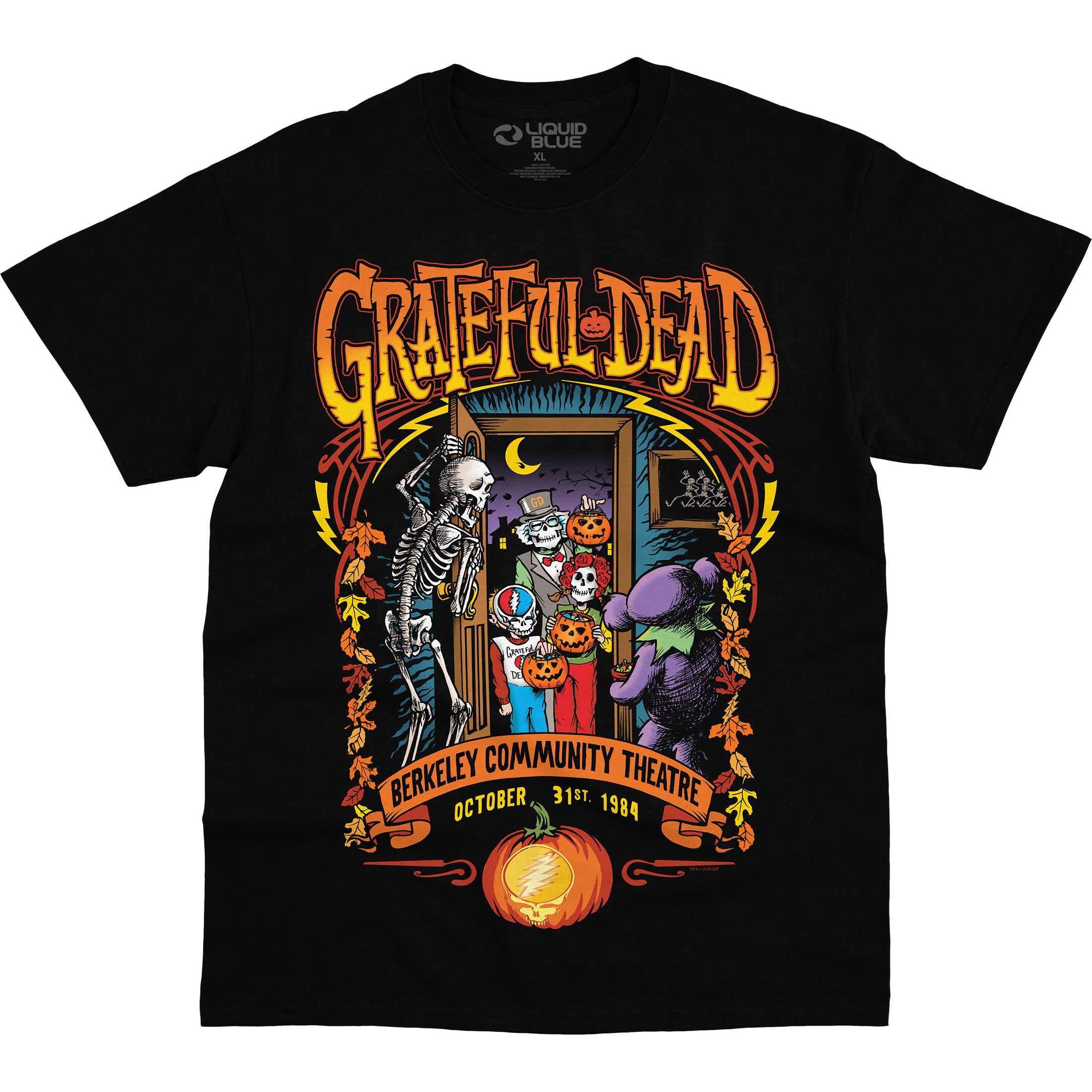 Liquid Blue Unisex-Adult Standard Grateful Dead Trick Or Treat