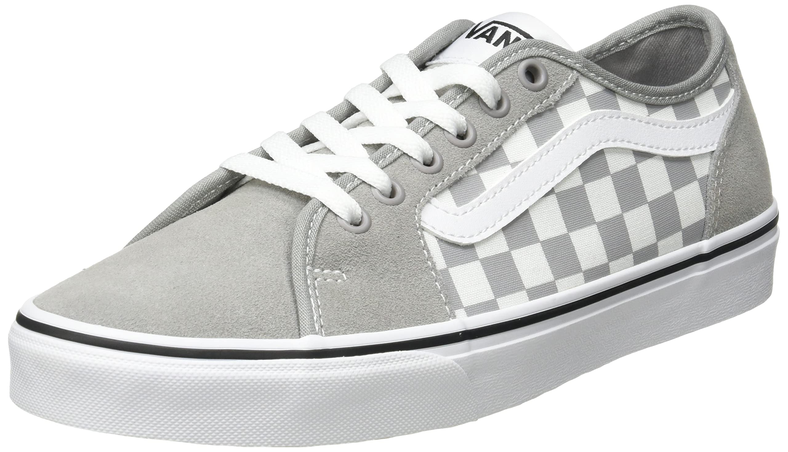 Vans Filmore Decon Men's Sneakers, (Checkerboard) Drizzle/White