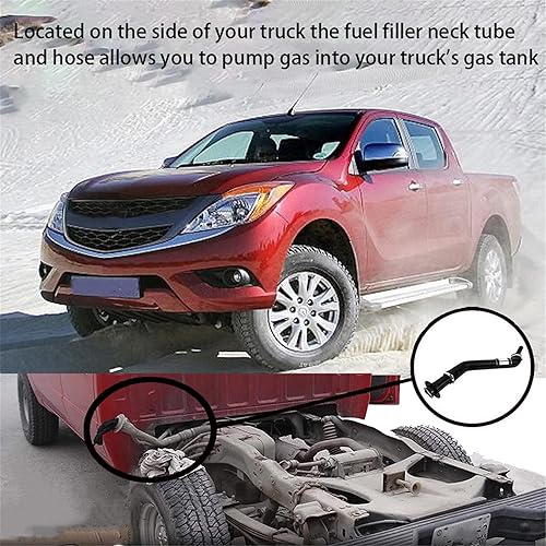 Miniatura 7 de Reemplazo de tubo de manguera de cuello de llenado de tanque de combustible para camioneta Ranger FN518