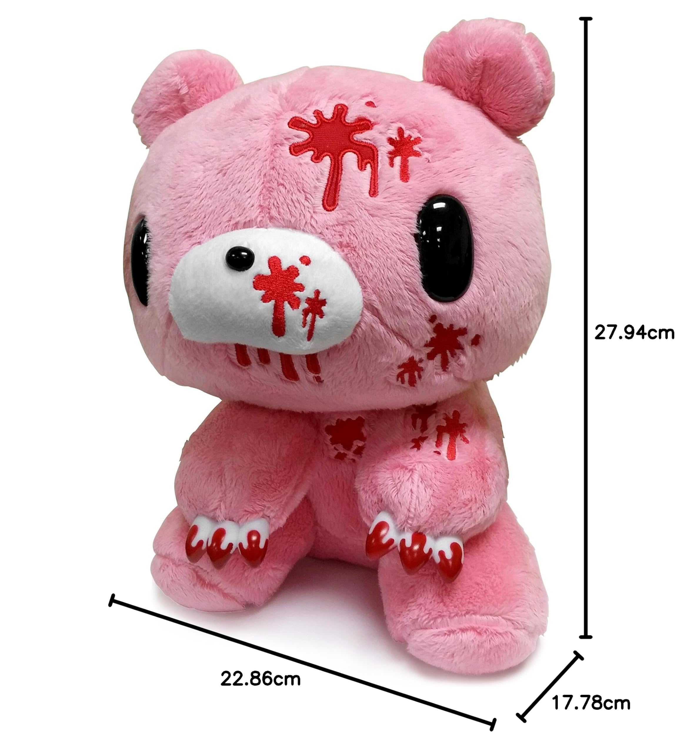 Taito Chax Premium Gloomy Bear with More Blood Plush, Pink