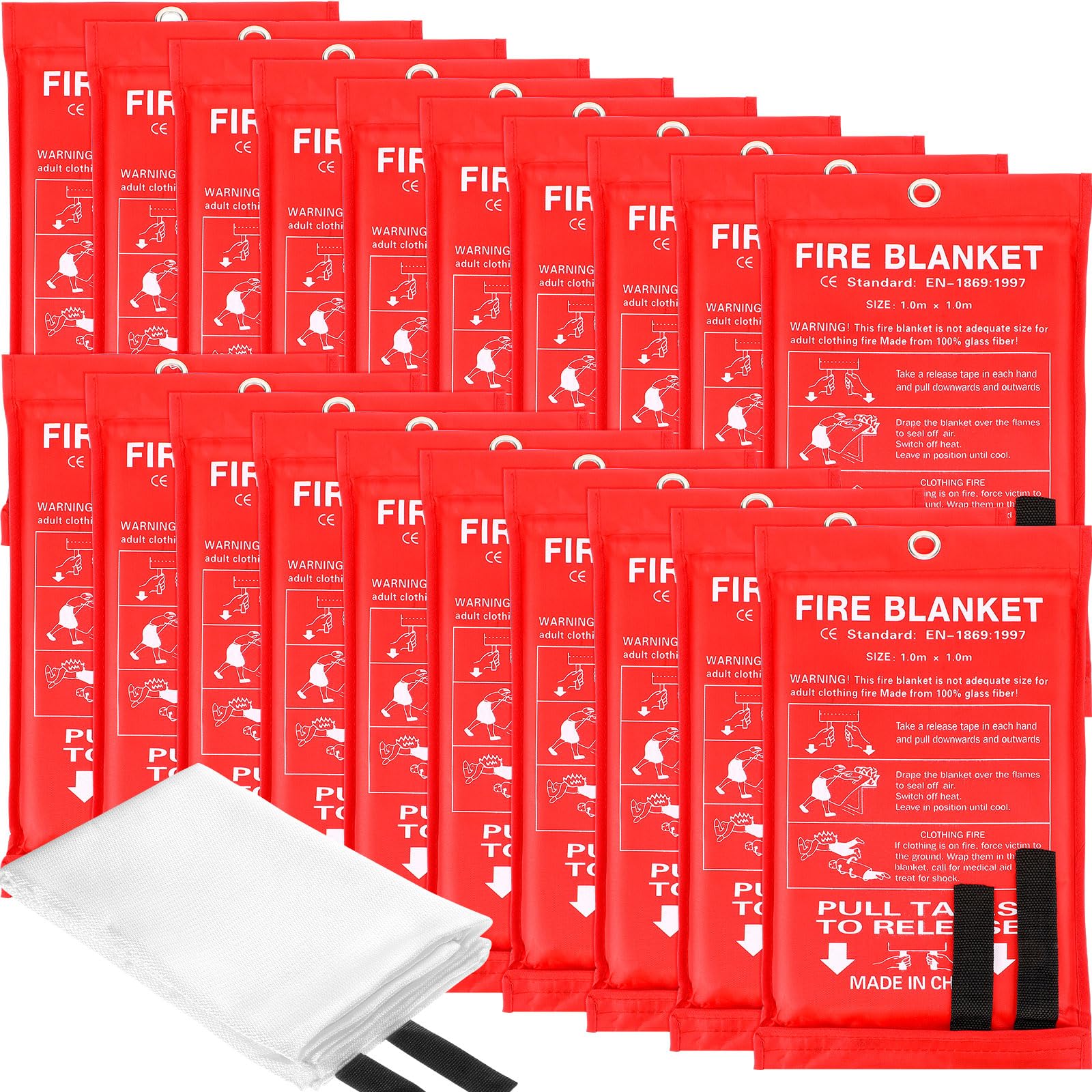Fire Blankets - Emergency Fire Safety Kit -11