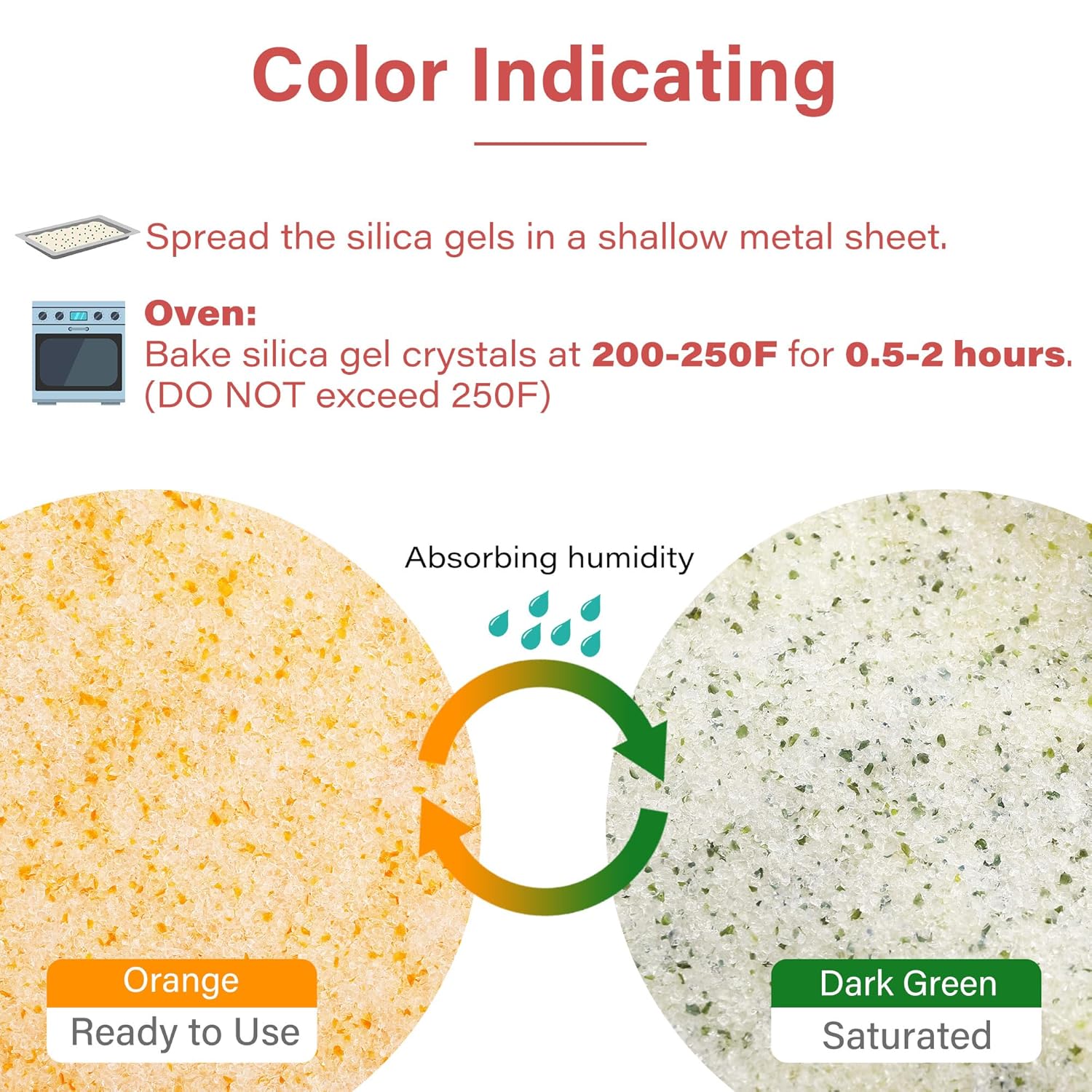 LotFancy Silica Gel Flower Drying, 10 LBS Color Indicating Silica Crystals for Wedding Bouquet Preservation - Image 4