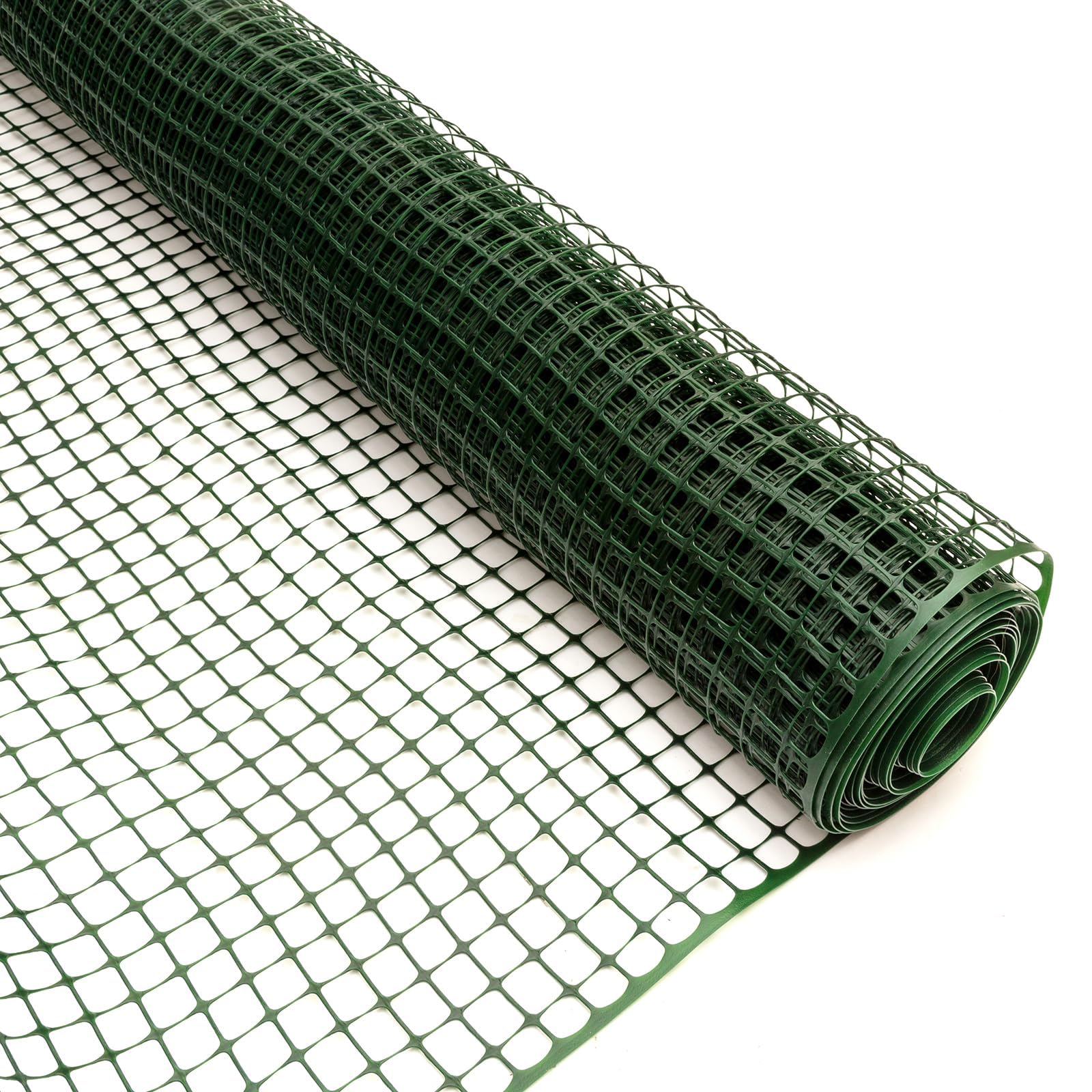 No Nonsense Products Green 1M X 10M Plastic Mesh Barrier Fencing Roll Heavy Duty 250Gsm Safety Garden Fences Plant Support Tree Guards Mesh For Climbing Plants Vegetables Reusable Netting