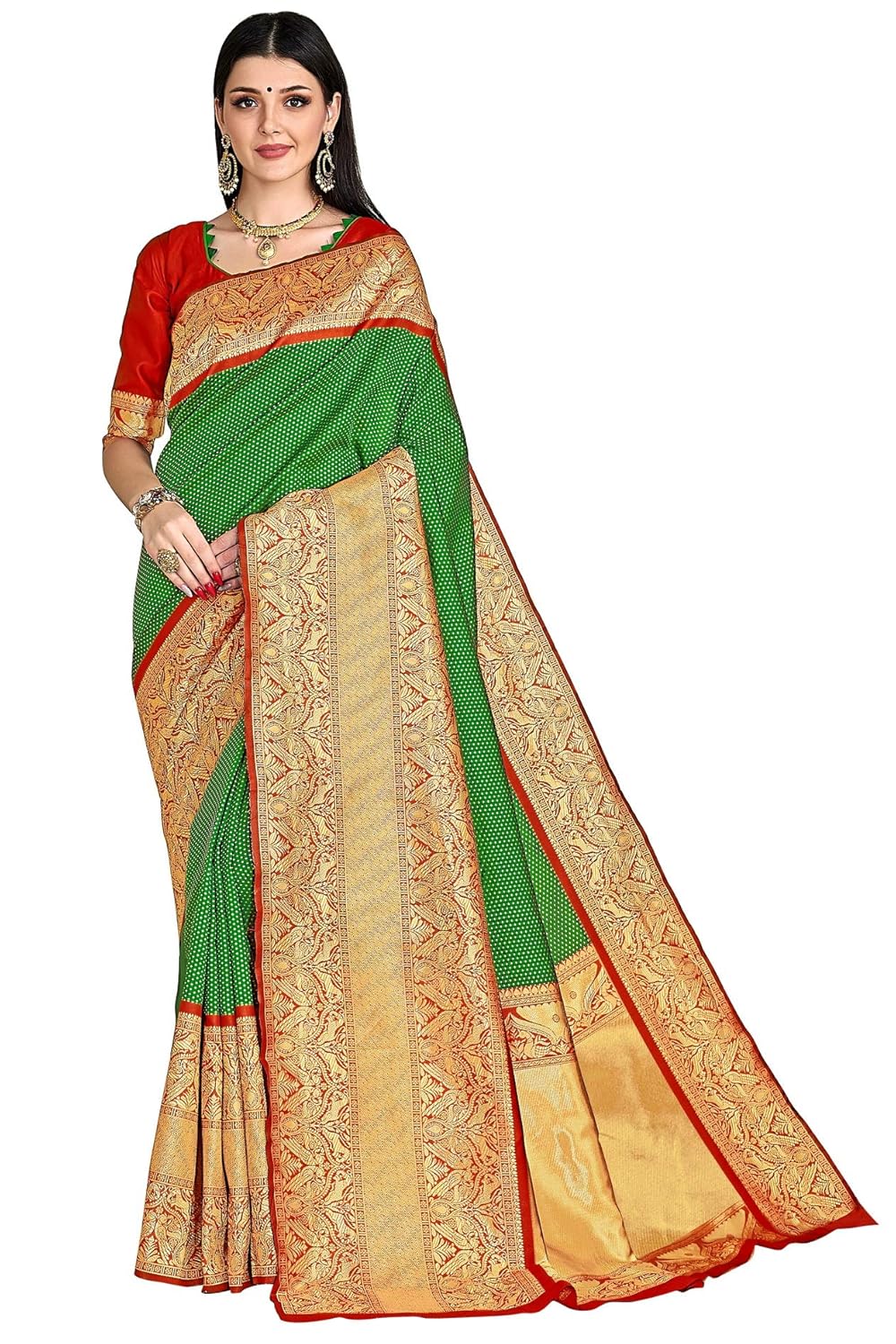 Glory Sarees Women’s Silk Blend...