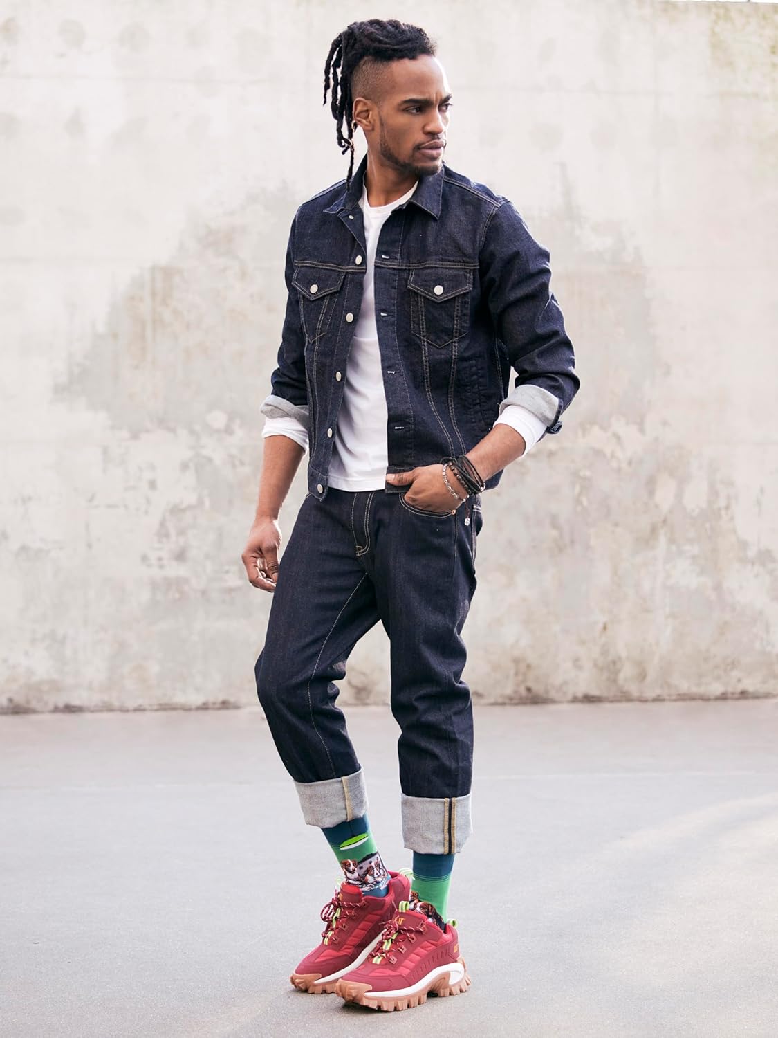 Hot Sox Men's Fun Famous Artist Paintings Crew Socks - 1 Pair Pack - Cool & Artistic Novelty Art Gifts - Image 2