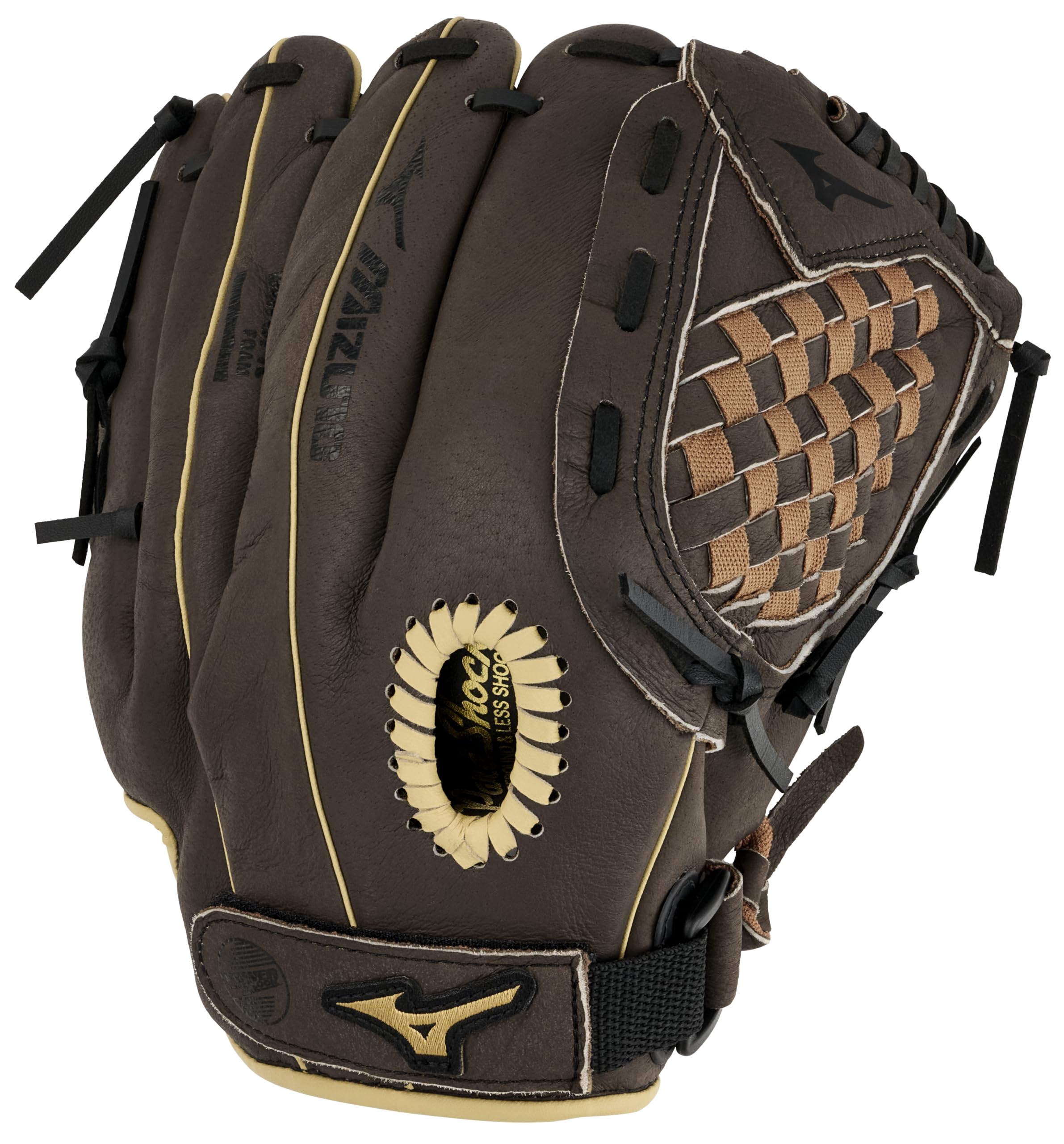 Prospect PowerClose Youth Baseball Glove Series I V-Flex Notch I Parashock Palm Pad I Buttersoft Palm Liner