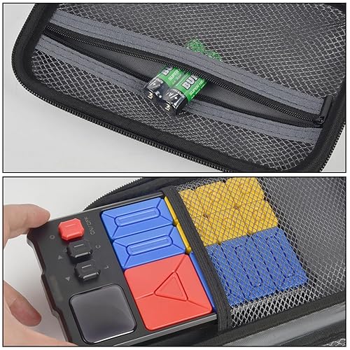 Vista 13 de casmilee Case Compatible with Giiker Super Slide Brain Games, Brain Teaser Puzzles Organizer Storage Bag, Flow Slider Puzzle Game Holder (Pink)