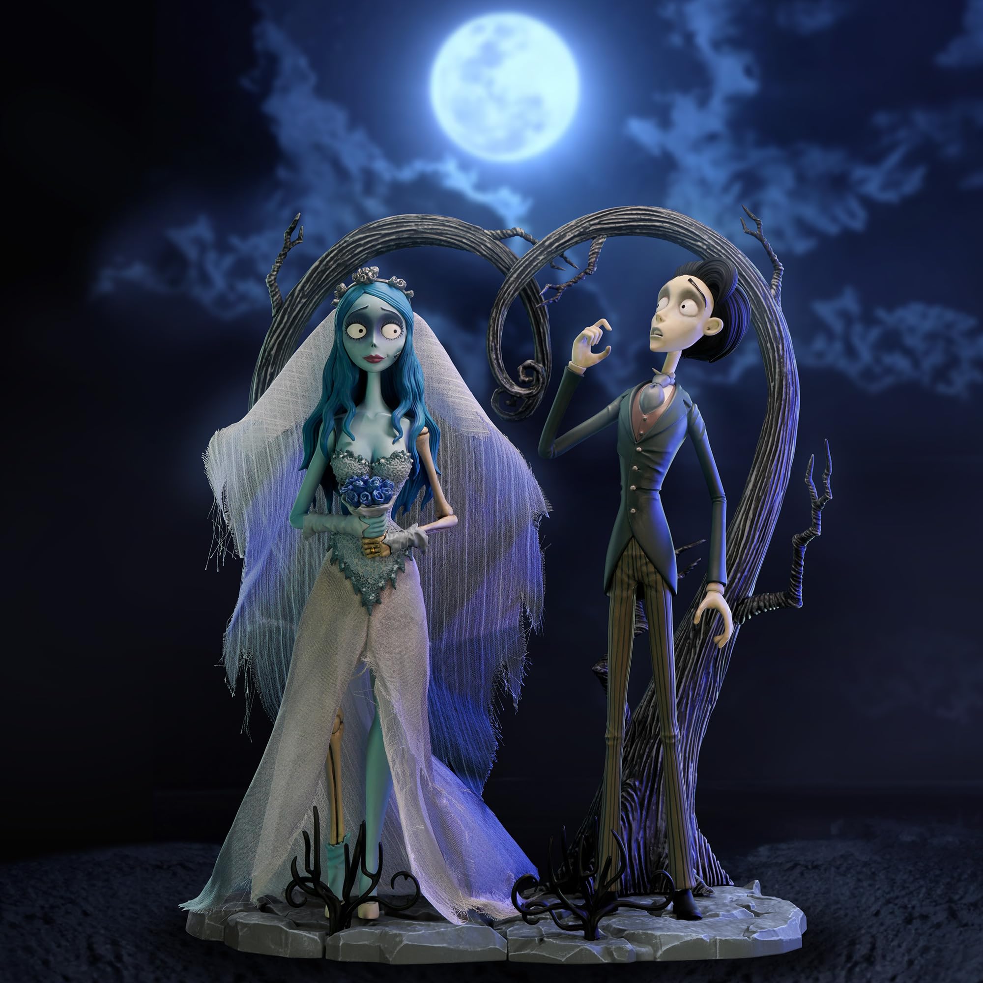 ABYSTYLE Studio - Surtido de figuras Corpse Bride - Emily x 1 + Victor x 1 - Producto oficial - Figuras coleccionables de alta calidad