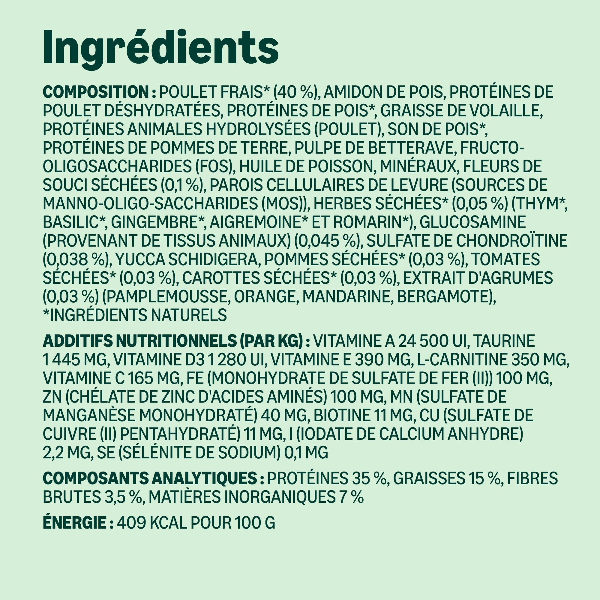 by Amazon Grainfree Recipe Dry Cat Food (Senior) with Fresh Chicken - 3kg (Anciennement une marque Lifelong, même produit)