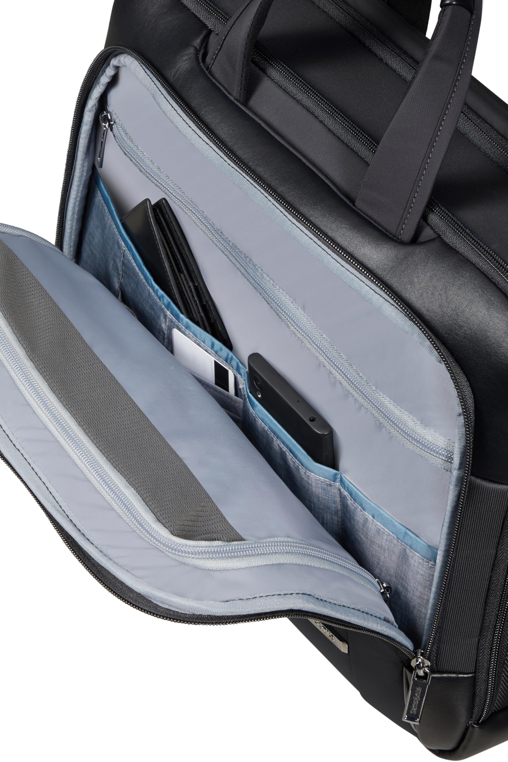 Samsonite Spectrolite 3.0 - Aktentasche 15.6" (42 cm) mit Smarte Funktionen, Praktische Innenaufteilung, Erweiterbar - 18/22L - Schwarz (Black)