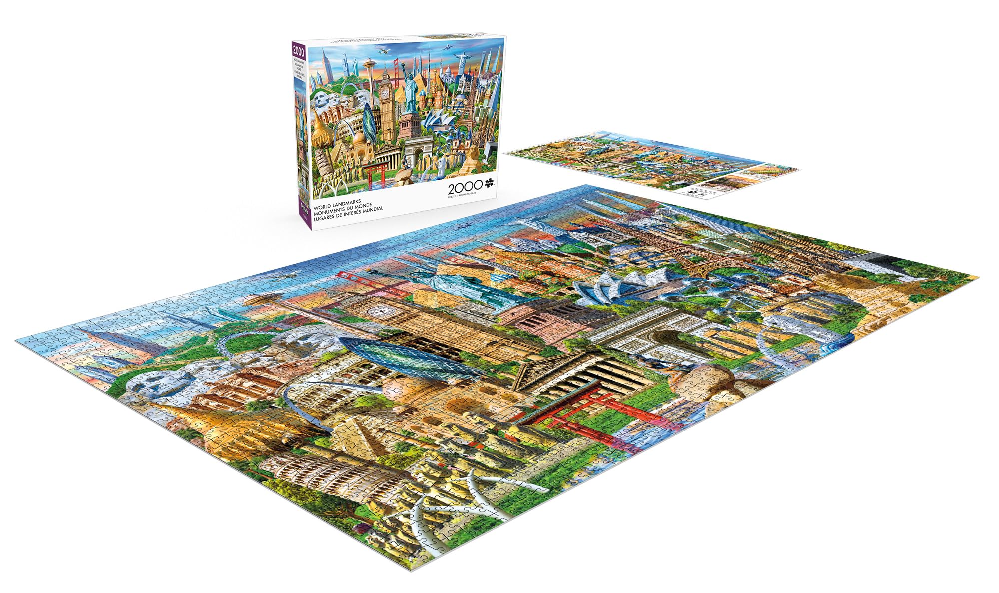 Amazon.com: Buffalo Games - Adrian Chesterman - World Landmarks