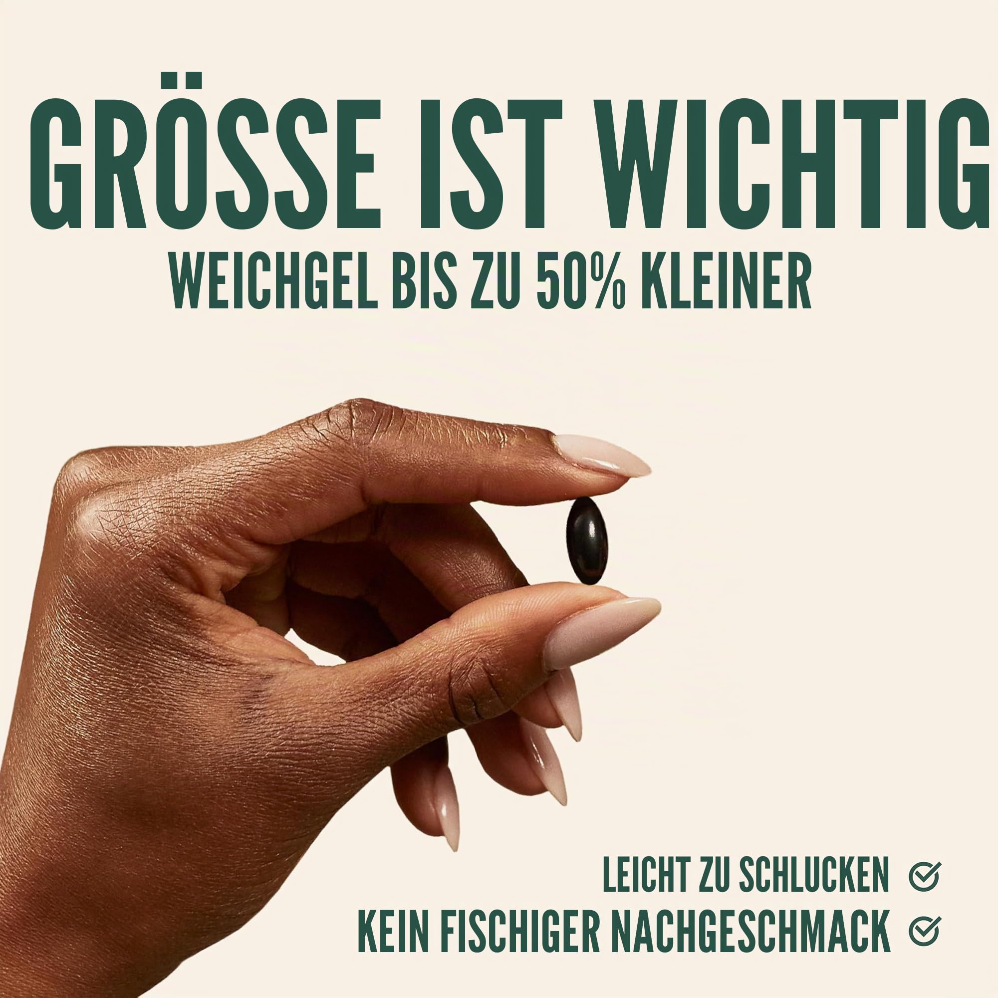 Orlo DHA - veganes Omega-3-Nahrungsergänzungsmittel - dreifache Omega-3-Wirkung - pflanzliche DHA & EPA Omega-3-Algenöl-Fettsäuren - Fischöl-Alternative (60 mini Weichkapseln)