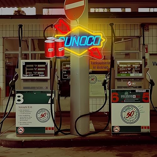 Miniatura 5 de Letrero de neón de garaje para decoración de pared, letrero de luz LED de aceite, decoración de garaje, letreros de neón para hombre, cueva, garaje,