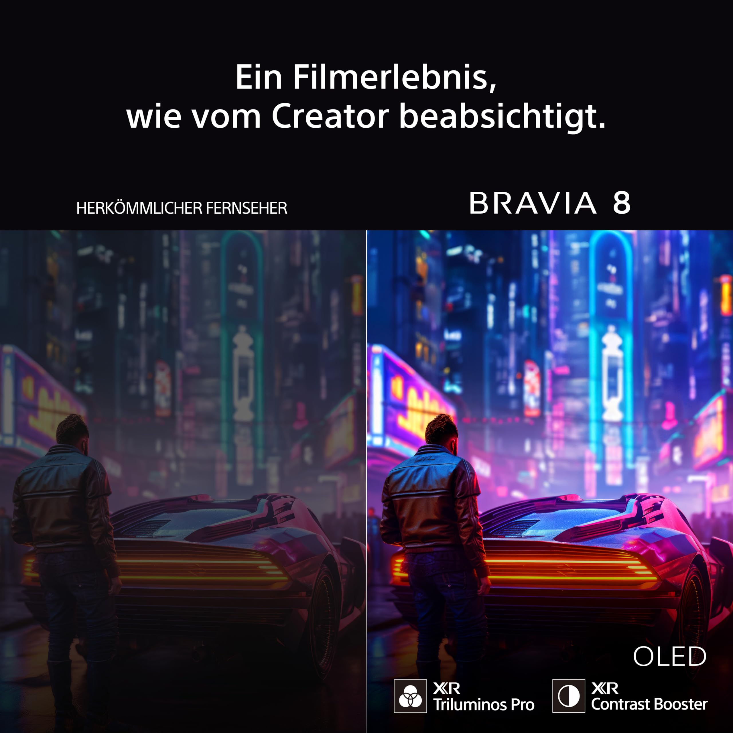 Sony BRAVIA 8 OLED 65 Pouces 4K HDR Google Smart TV |Fonctions Gaming PlayStation 5, IMAX Enhanced, Dolby Vision Atmos, Chromecast, Apple AirPlay, 120Hz 65XR80