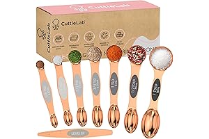 Magnetic Measuring Cups for Seamless Baking Precision in Elegant Rose Gold