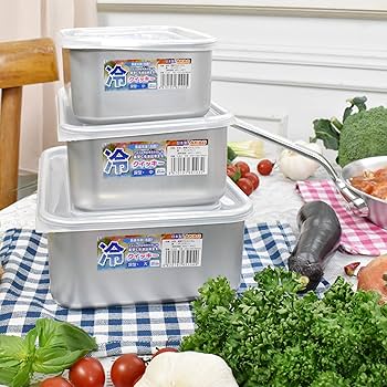 Amazon｜アカオアルミ 急冷 保存容器 クイッキー 深型中 1.8L