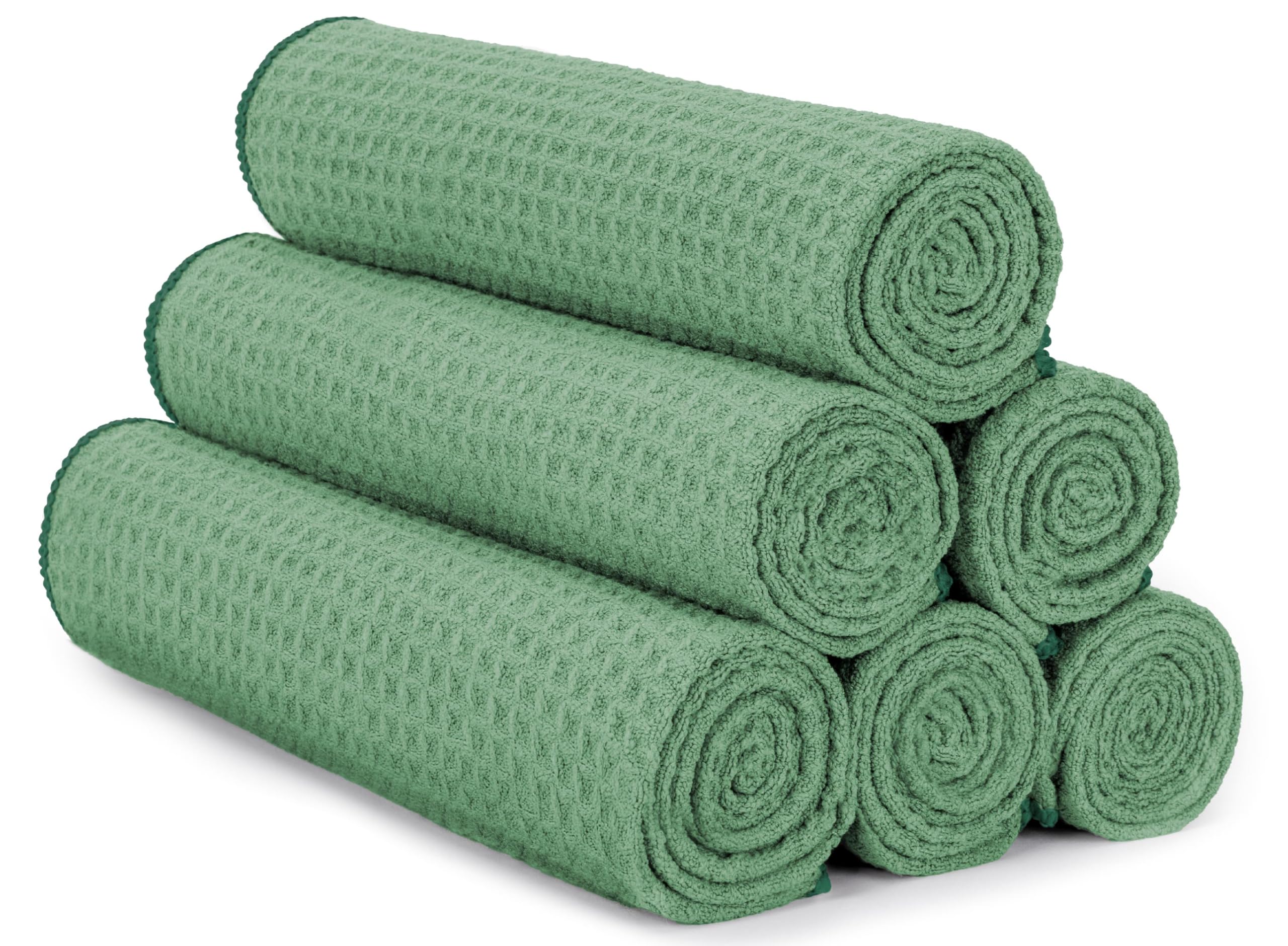 S&T INC. Microfiber Gym Towels, Yoga Towel for Home and Gym Bag, 16 Inch x 27 Inch, 6 Pack