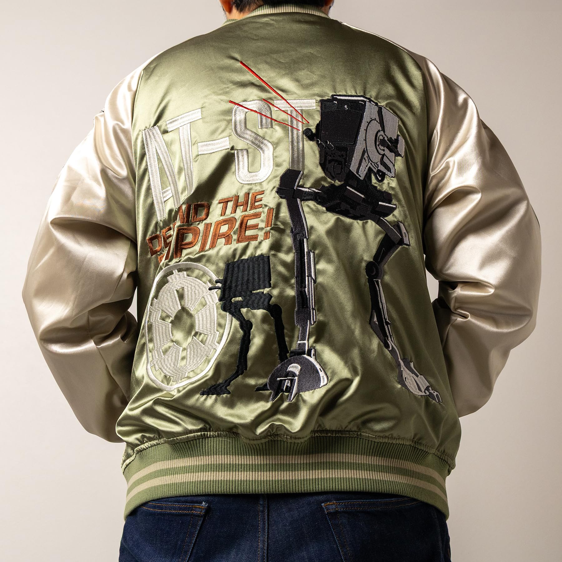 Amazon.co.jp: 丸眞 スカジャン(3L) STAR WARS スターウォーズ AT-ST