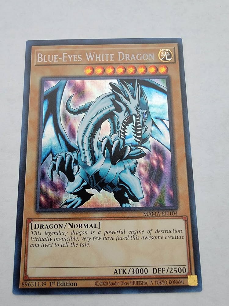 Amazon.co.jp: Blue-Eyes White Dragon - MAMA-EN104 - 壮大な