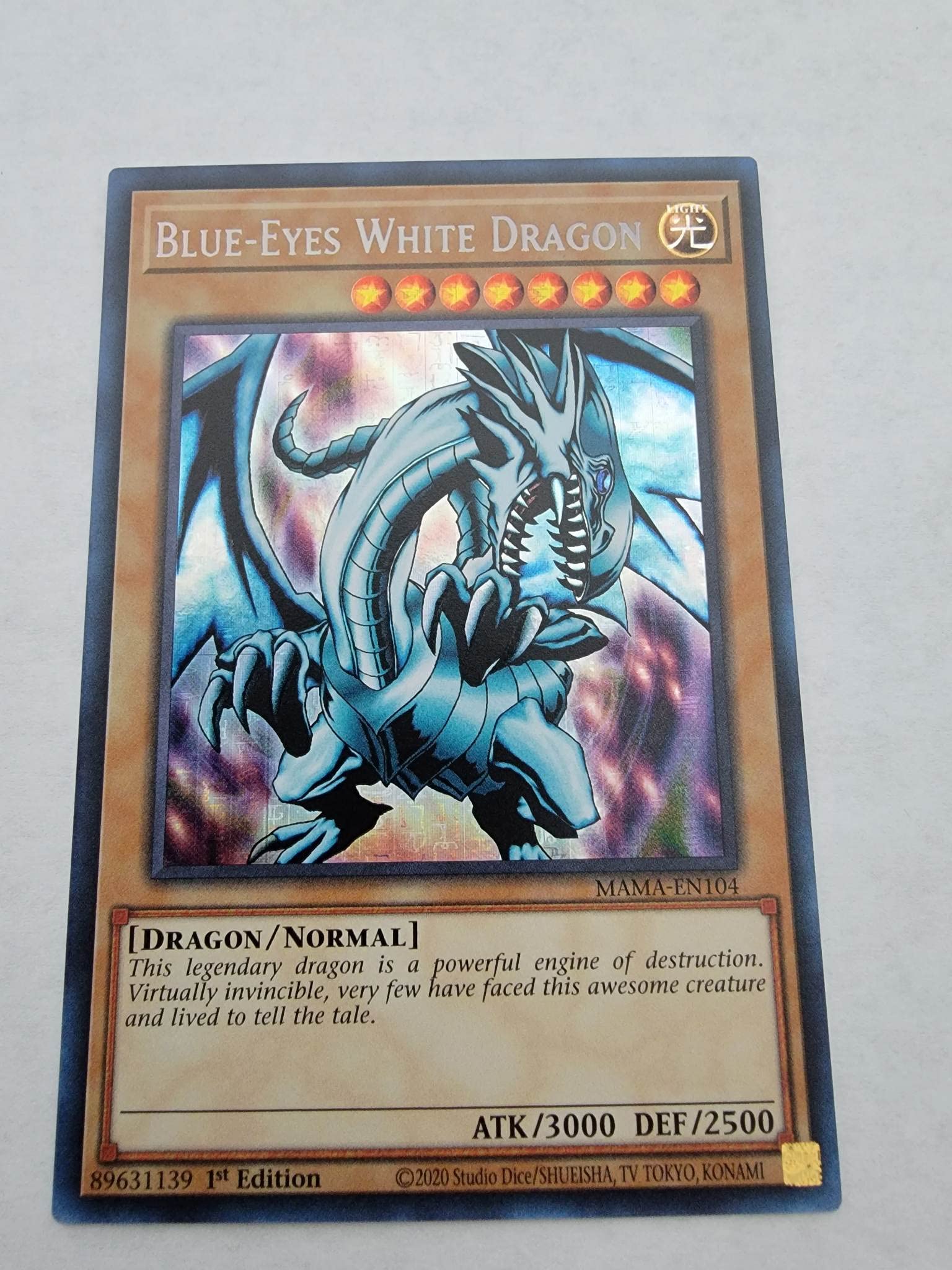 Amazon.co.jp: Blue-Eyes White Dragon - MAMA-EN104 - 壮大な