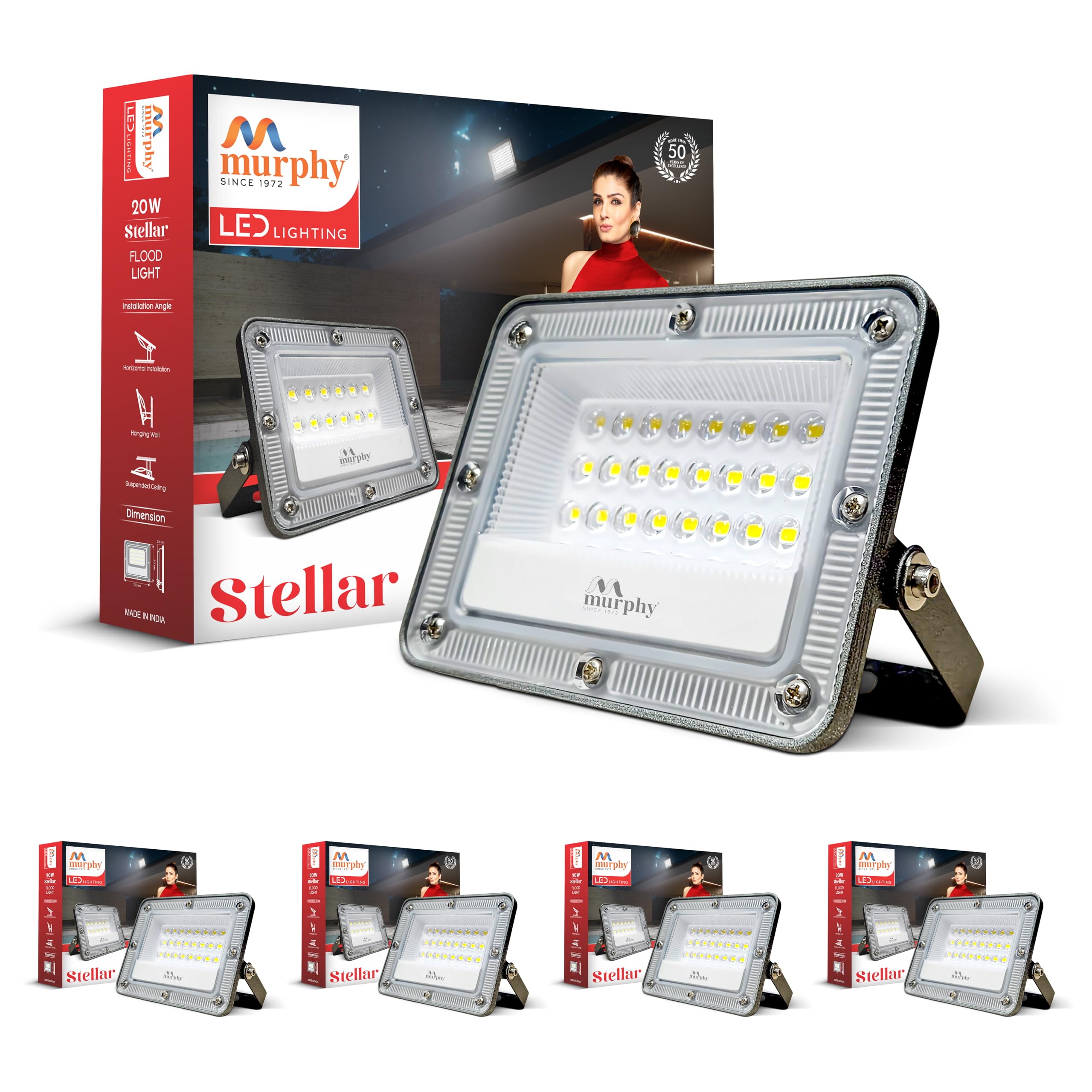 Murphy Stellar LED Flood Light - 200W, Waterproof -32