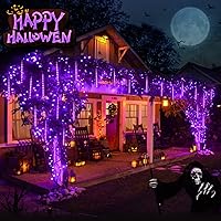 Vista 4 de JMEXSUSS Luces solares púrpuras de Halloween de las luces/250 luces de cadena de Halloween del LED