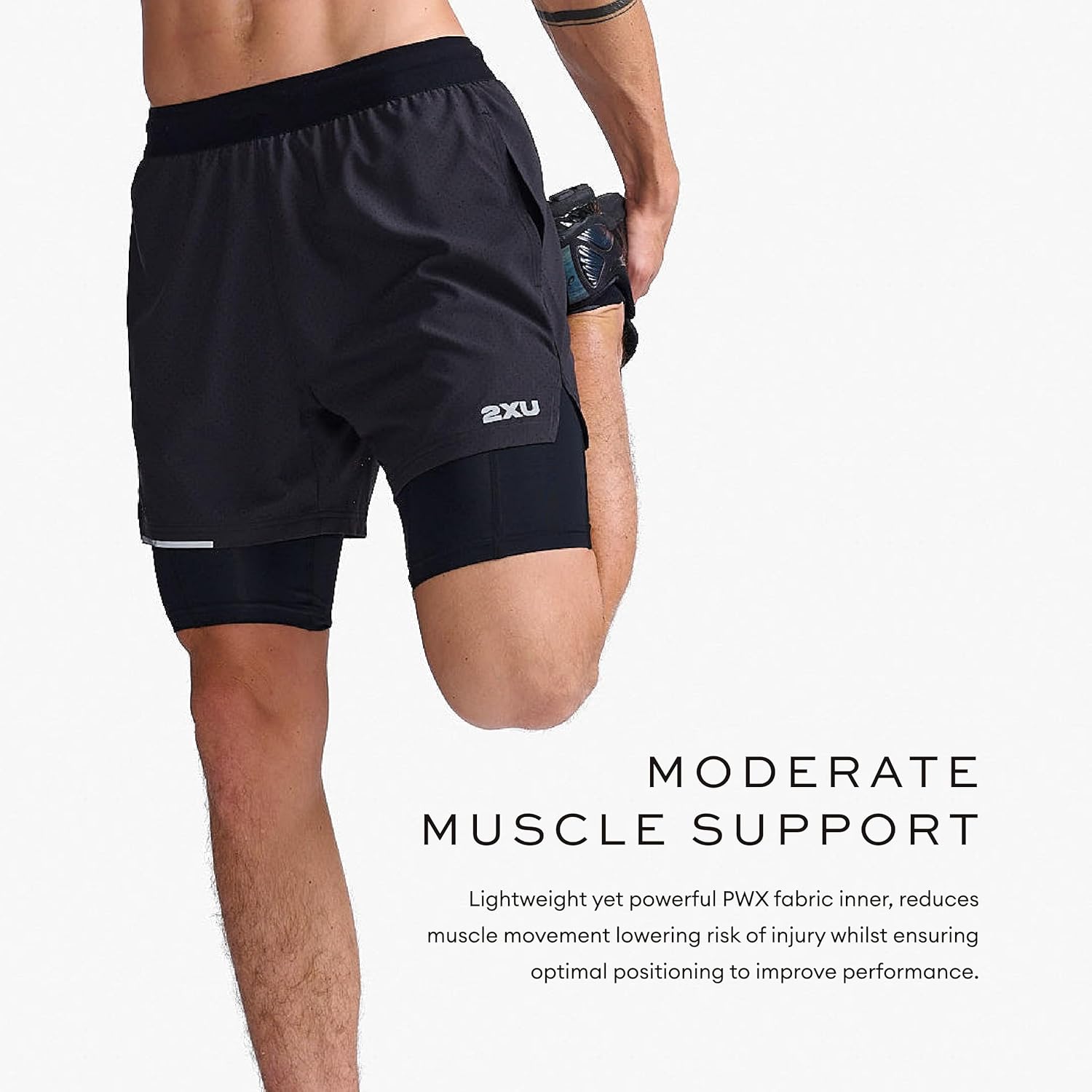 2XU - Aero 2-in-1 5" Shorts, Men's Shorts