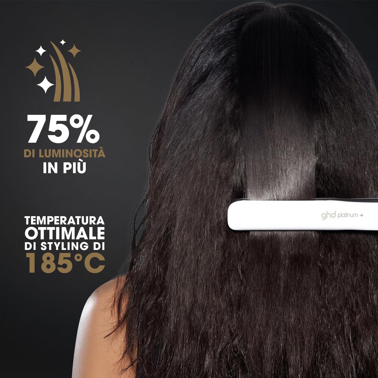 ghd Platinum+ Piastra Capelli Professionale Smart Styler 26 mm Predictive Technology Lucentezza Durevole Protezione Colore