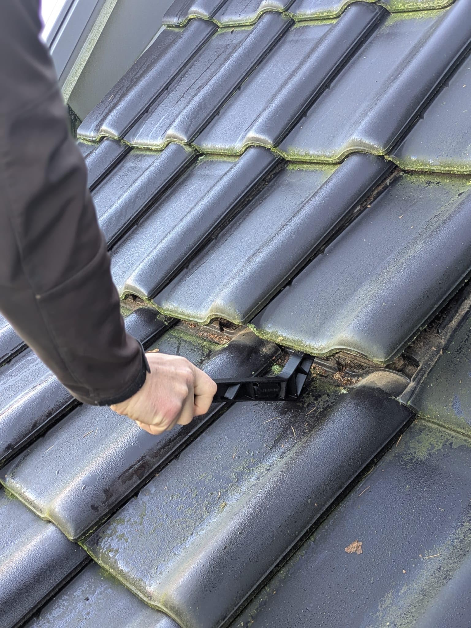 Dachziegelhebel Der Heber (Schwarz)