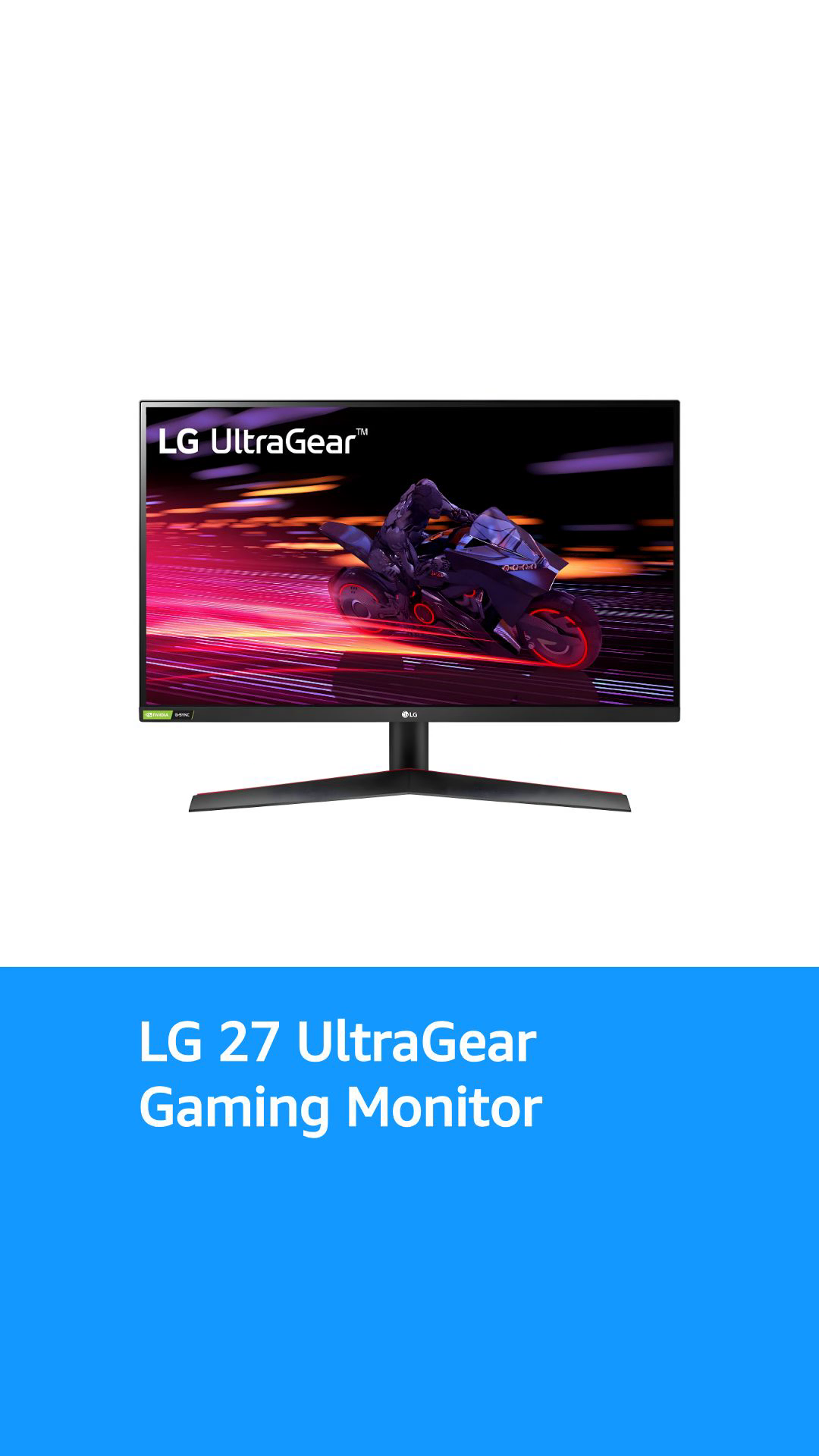 LG 27'' Ultragear FHD IPS 1ms 240Hz HDR Monitor with NVIDIA® G