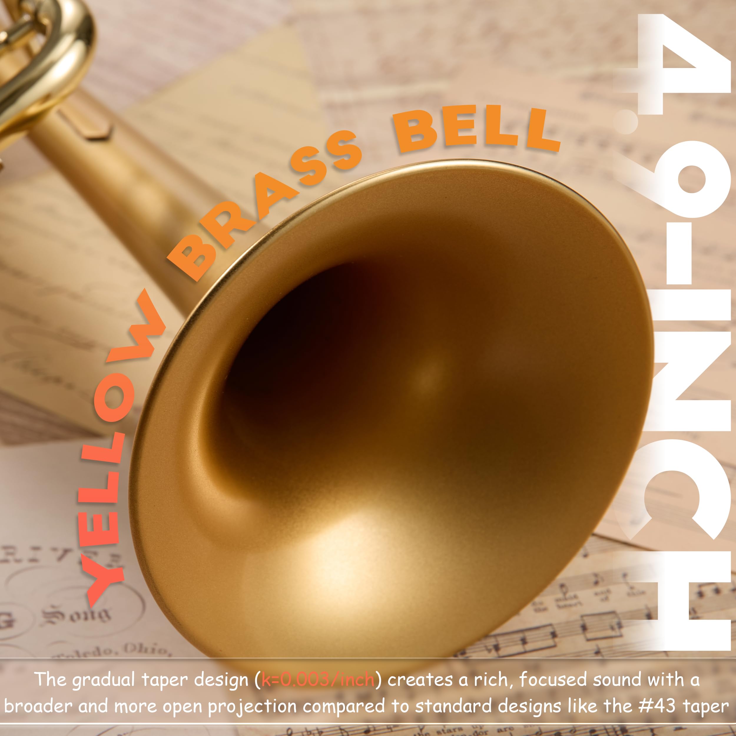 AKLOT Bb Trompeteninstrument, Gold