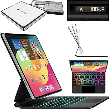 Amazon.com: Snugg iPad Pro 13 Case with Keyboard (M5/M4) with