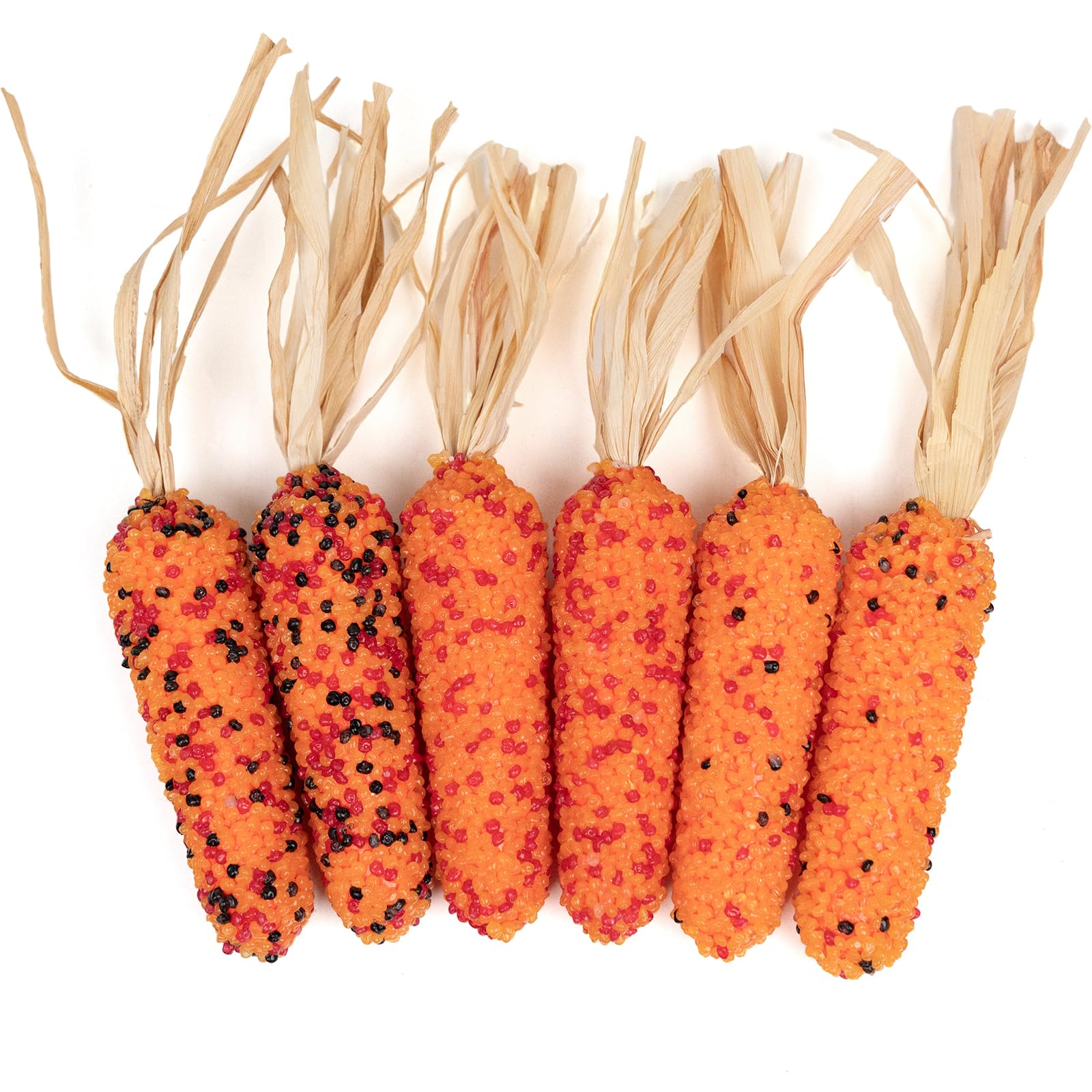 6Pcs Fake Corn 6 inch Artificial Indian Corn for Fall Harvest and Thanksgiving Table Decorations
