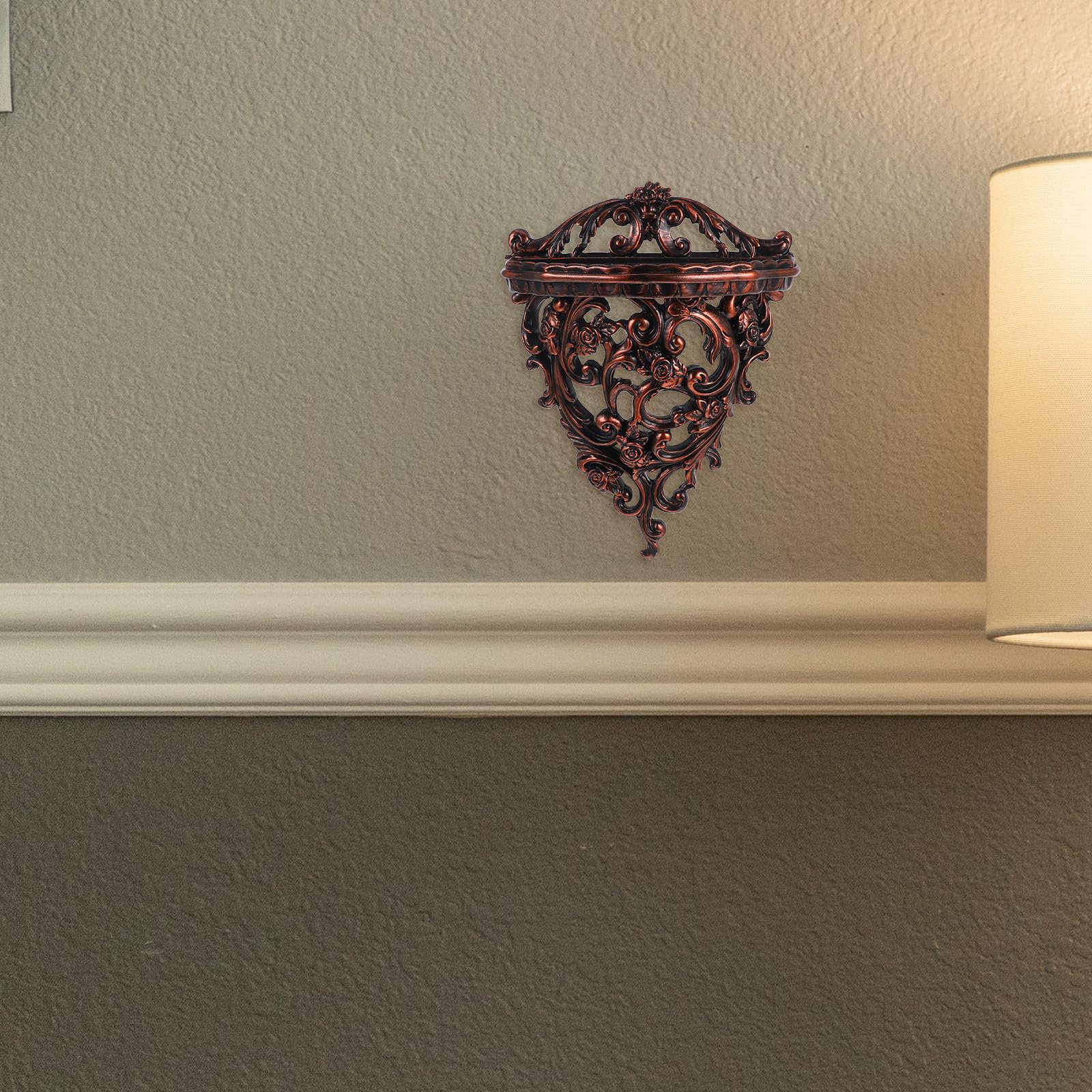 GALPADA Resina Estante de Pared Estilo Europeo para Sala de Estar