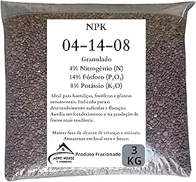 Heringer Fertilizante NPK 04.14.08 Pacote 3kg